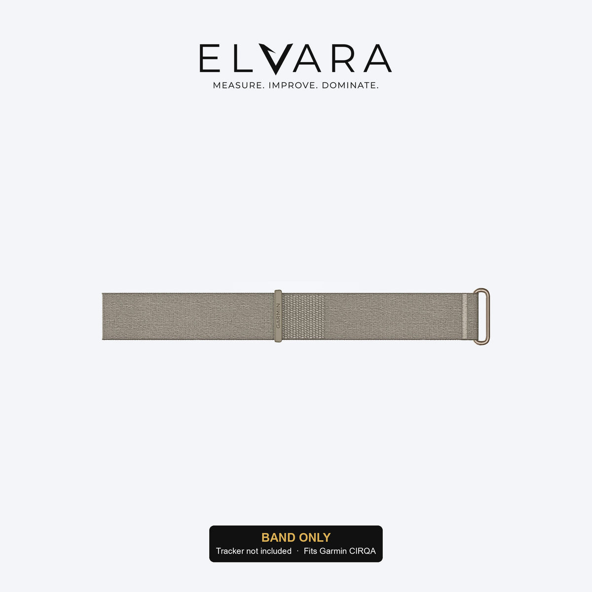 Garmin CIRQA Accessory Band | French Gray — band only, sensor not included — ELVARA