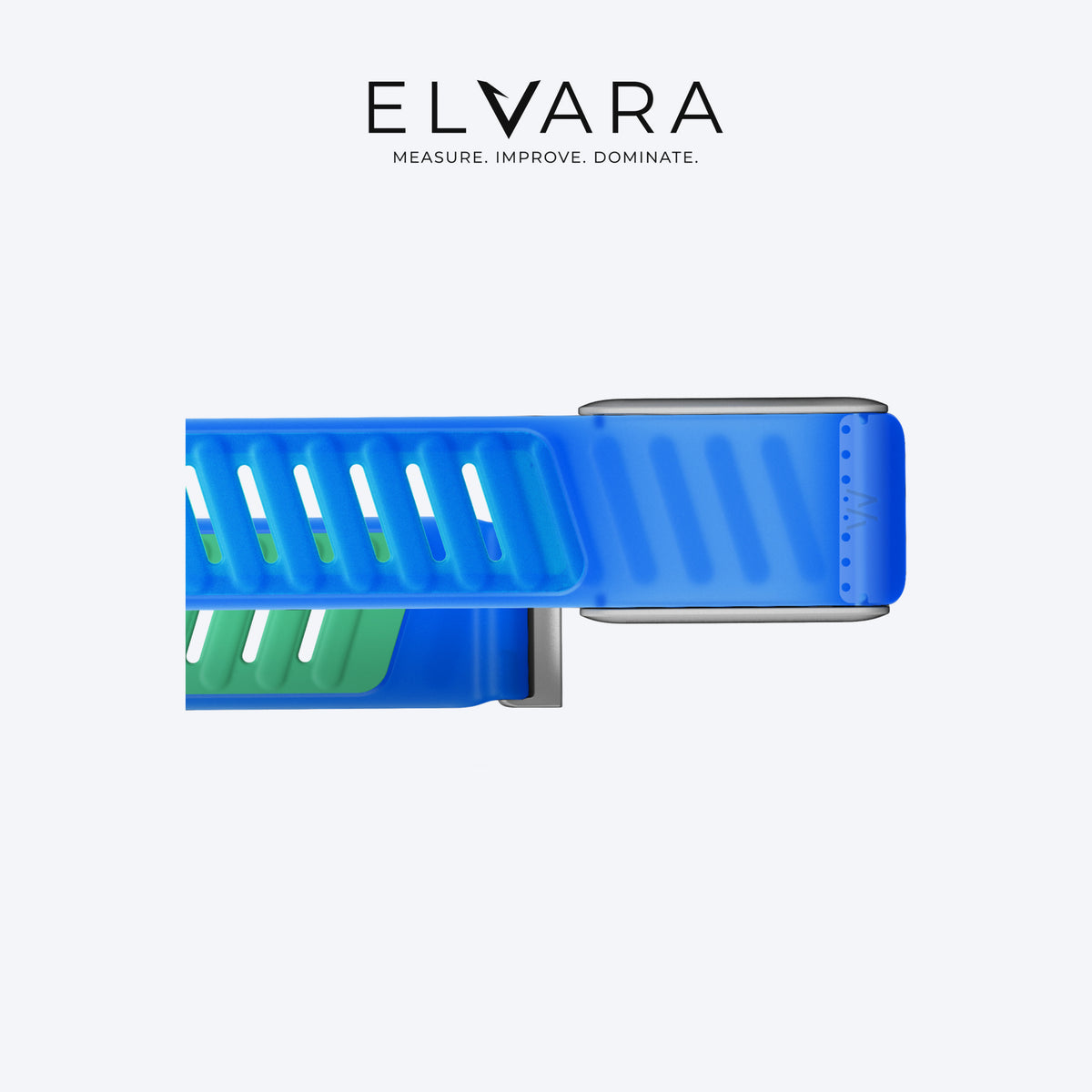 WHOOP 5.0 SportFlex Band | Riptide — flat view, band only, sensor not included — ELVARA