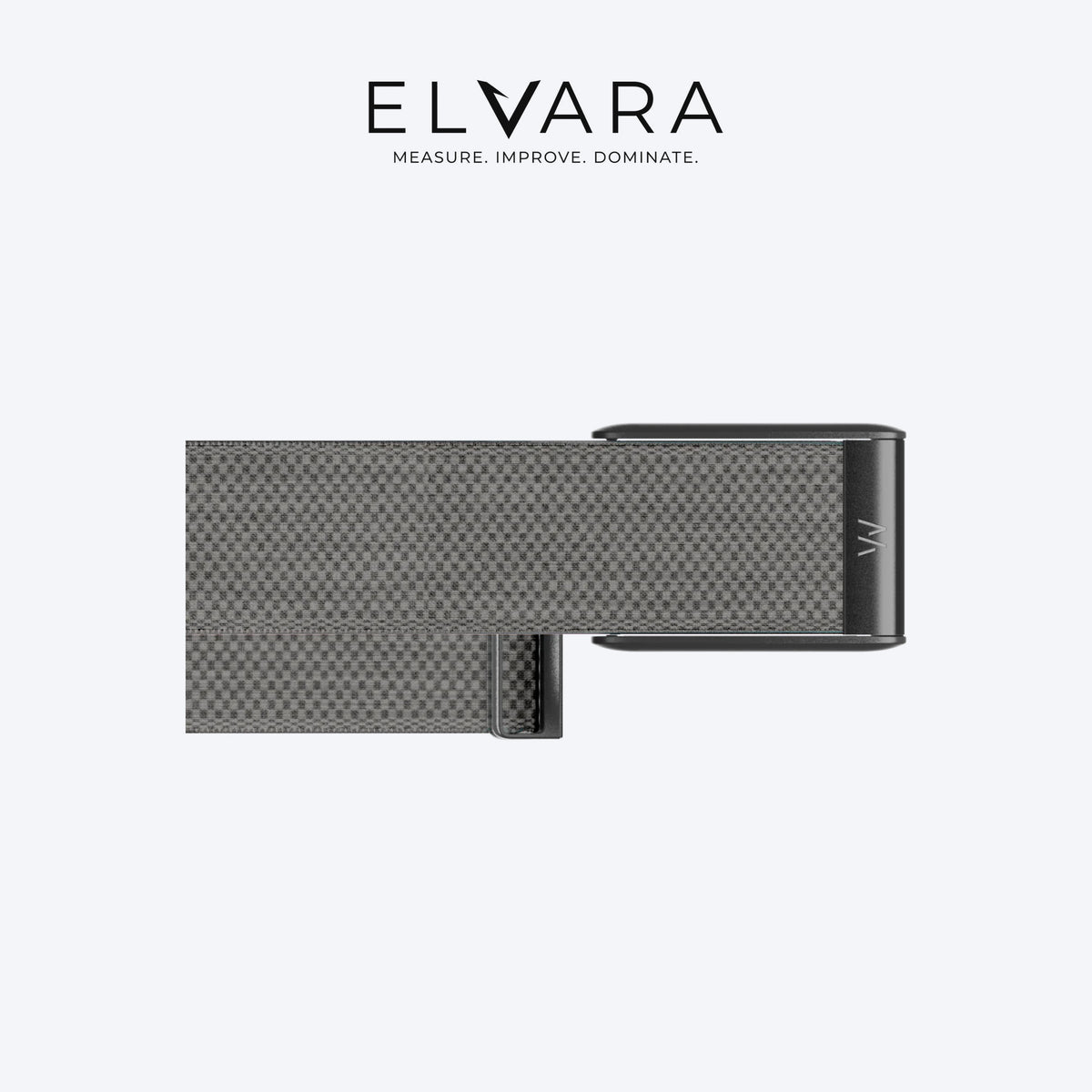 WHOOP 5.0 SuperKnit Band | Graphite — flat view, band only, sensor not included — ELVARA