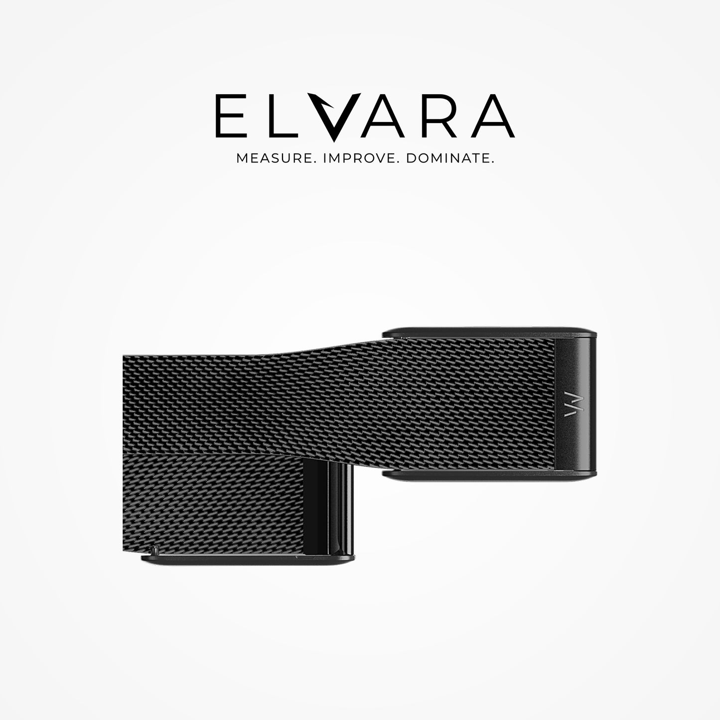 WHOOP 5.0 Meridian Band | Matte Black detail — ELVARA