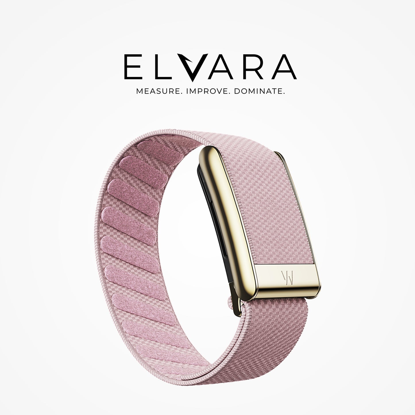 WHOOP 5.0 SuperKnit Luxe Band | Blush with Gold — ELVARA