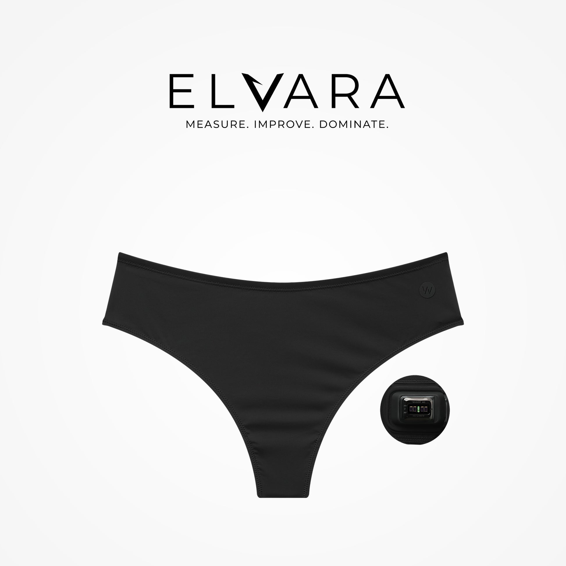 Essential Thong Black — ELVARA