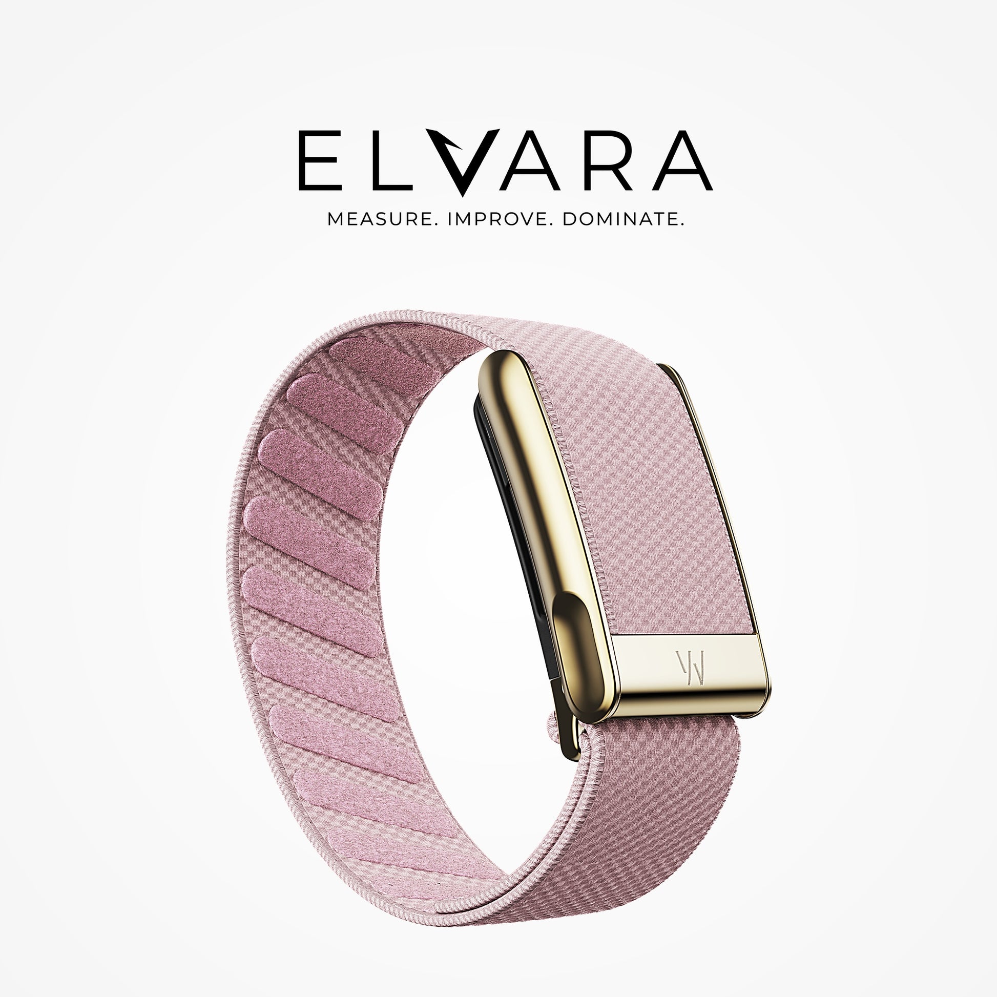 WHOOP MG SuperKnit Luxe Band | Blush with Gold — ELVARA