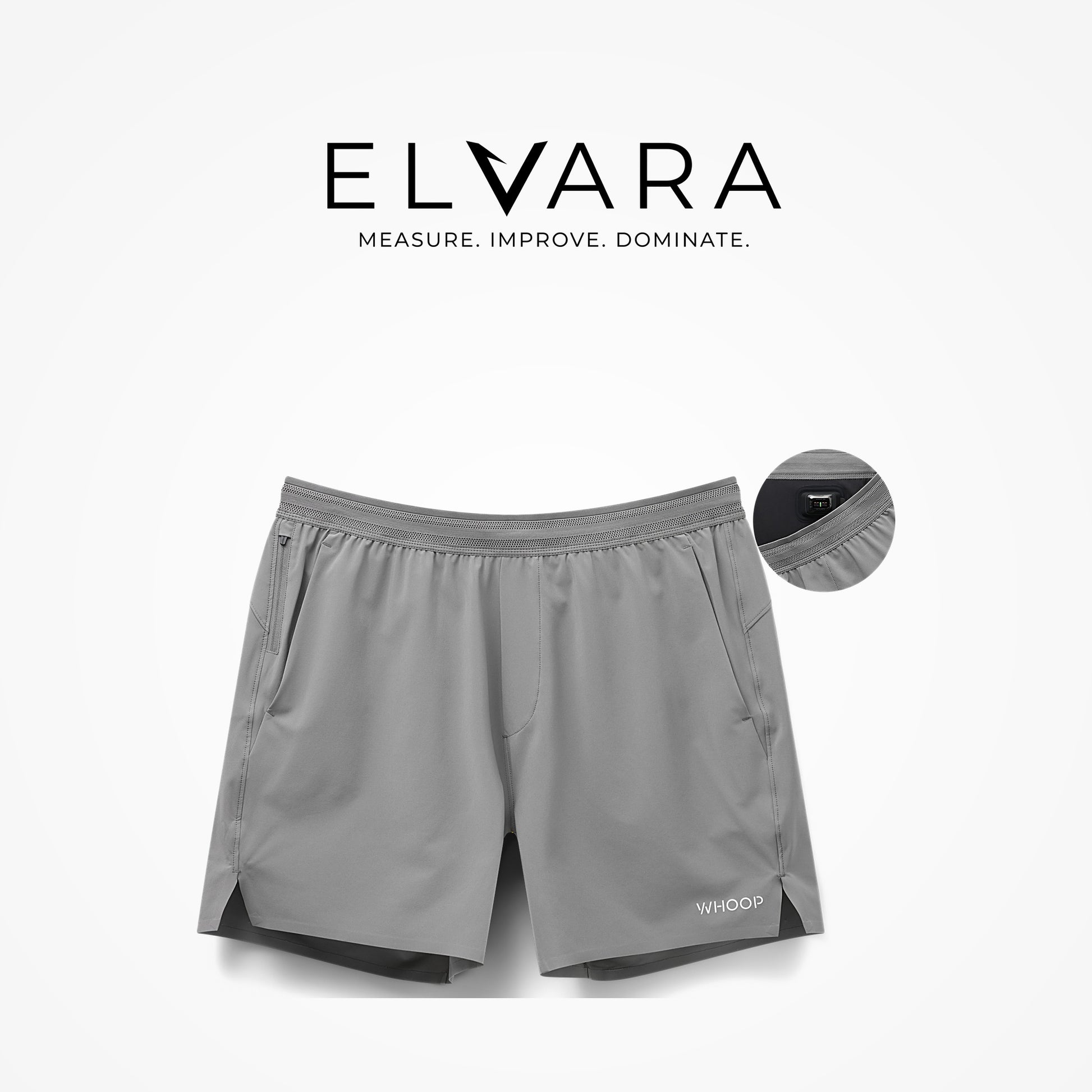 Men's Training Short Dark Grey — ELVARA