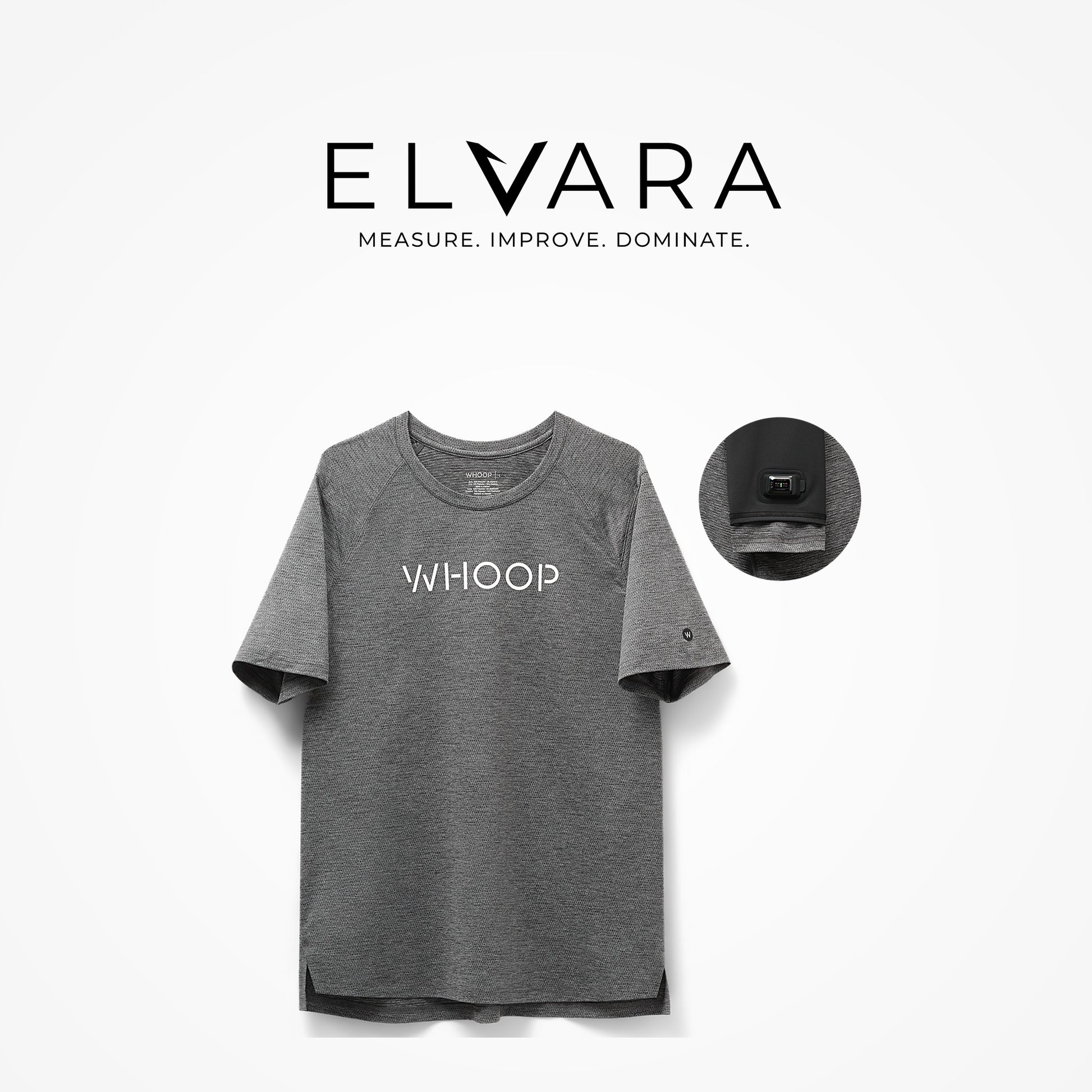 Men's Training Tee Charcoal Heather — ELVARA