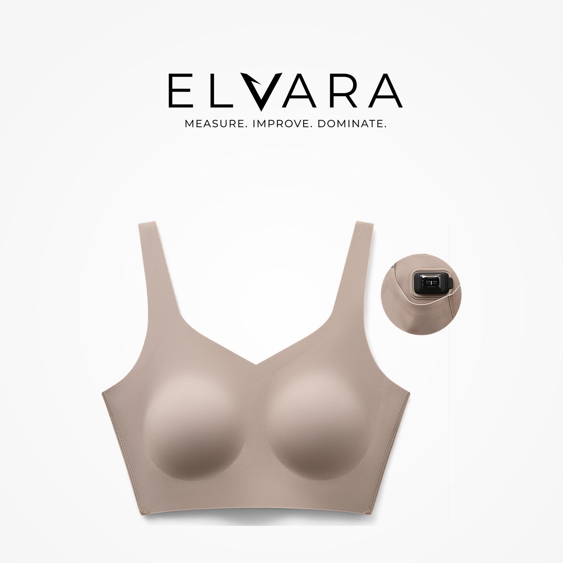 Support Bralette Taupe — ELVARA