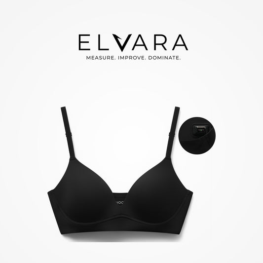 T-Shirt Bralette Black — ELVARA