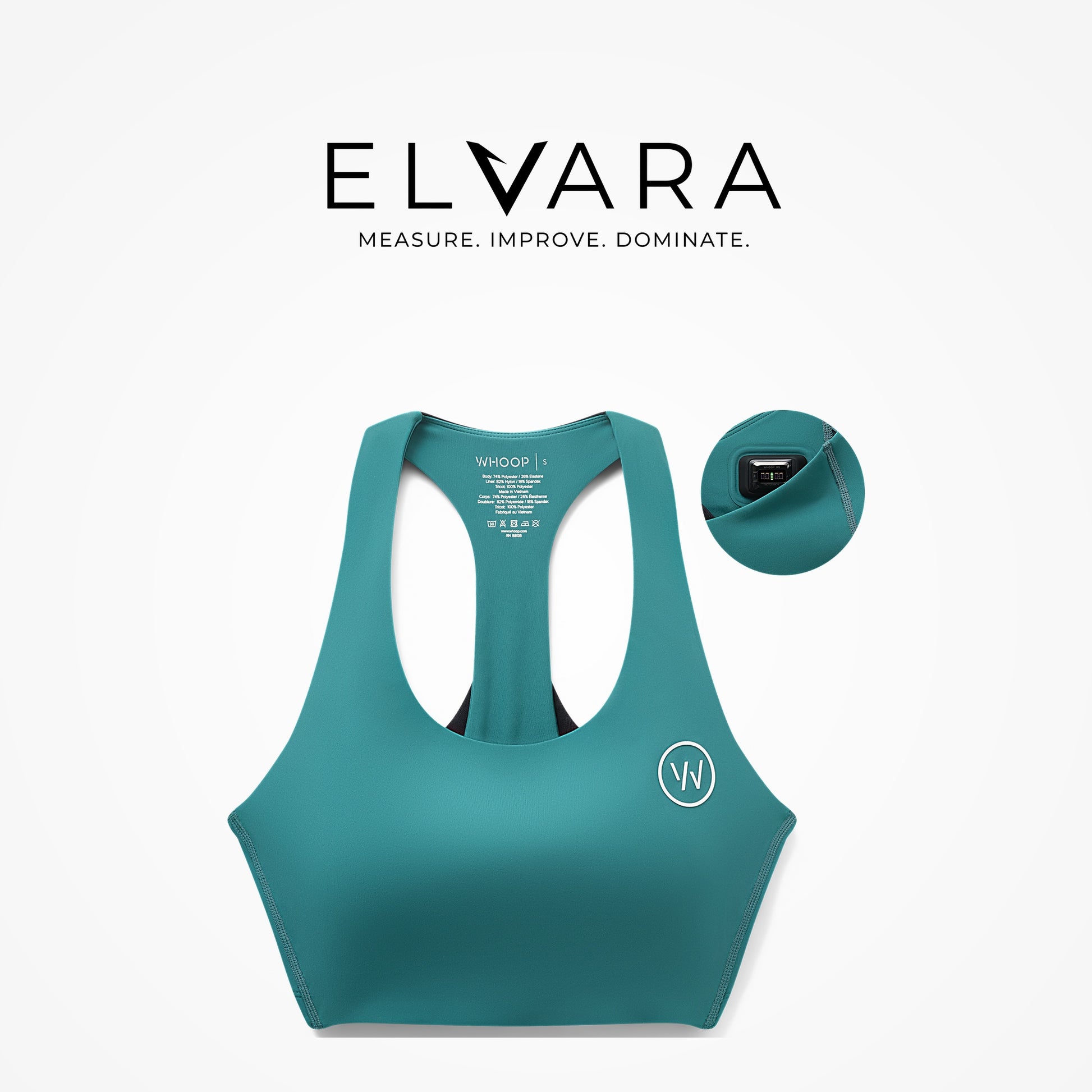 Training Sports Bra Teal — ELVARA