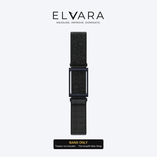Amazfit Helio Strap Armband | Charcoal Black — band only, sensor not included — ELVARA