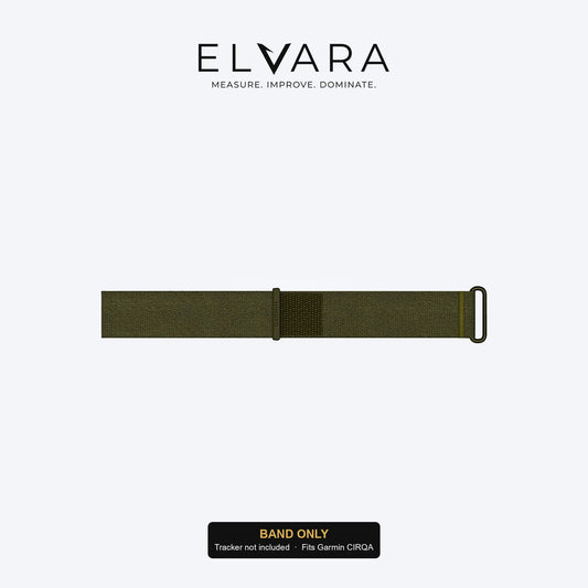 Garmin CIRQA Accessory Band | Dark Olive — band only, sensor not included — ELVARA