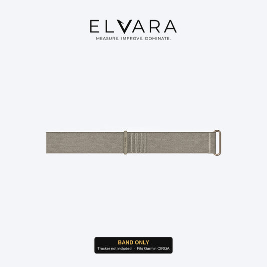 Garmin CIRQA Accessory Band | French Gray — band only, sensor not included — ELVARA