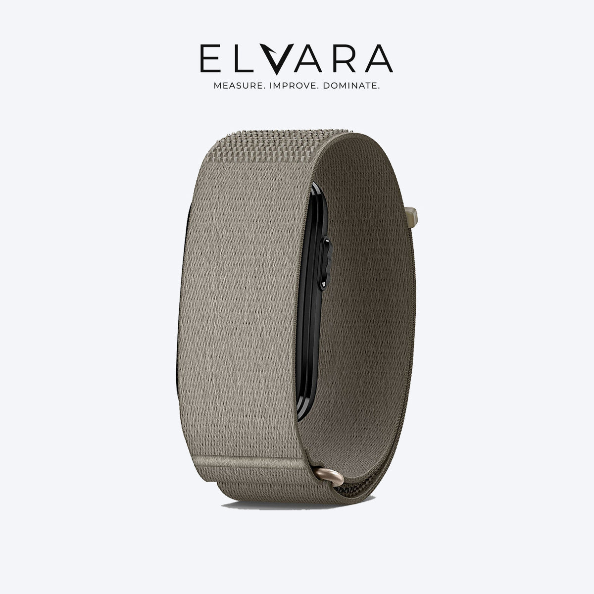 Garmin CIRQA Smart Band in French Gray — front three-quarter view