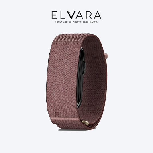 Garmin CIRQA Smart Band in Mauve — front three-quarter view