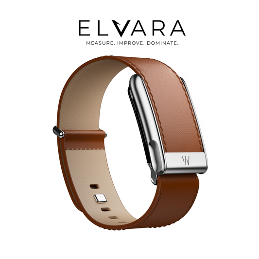 WHOOP MG LeatherLuxe Straight Chestnut Cream Titanium – ELVARA