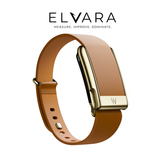 WHOOP 5.0 LeatherLuxe Tapered Camel Gold – ELVARA