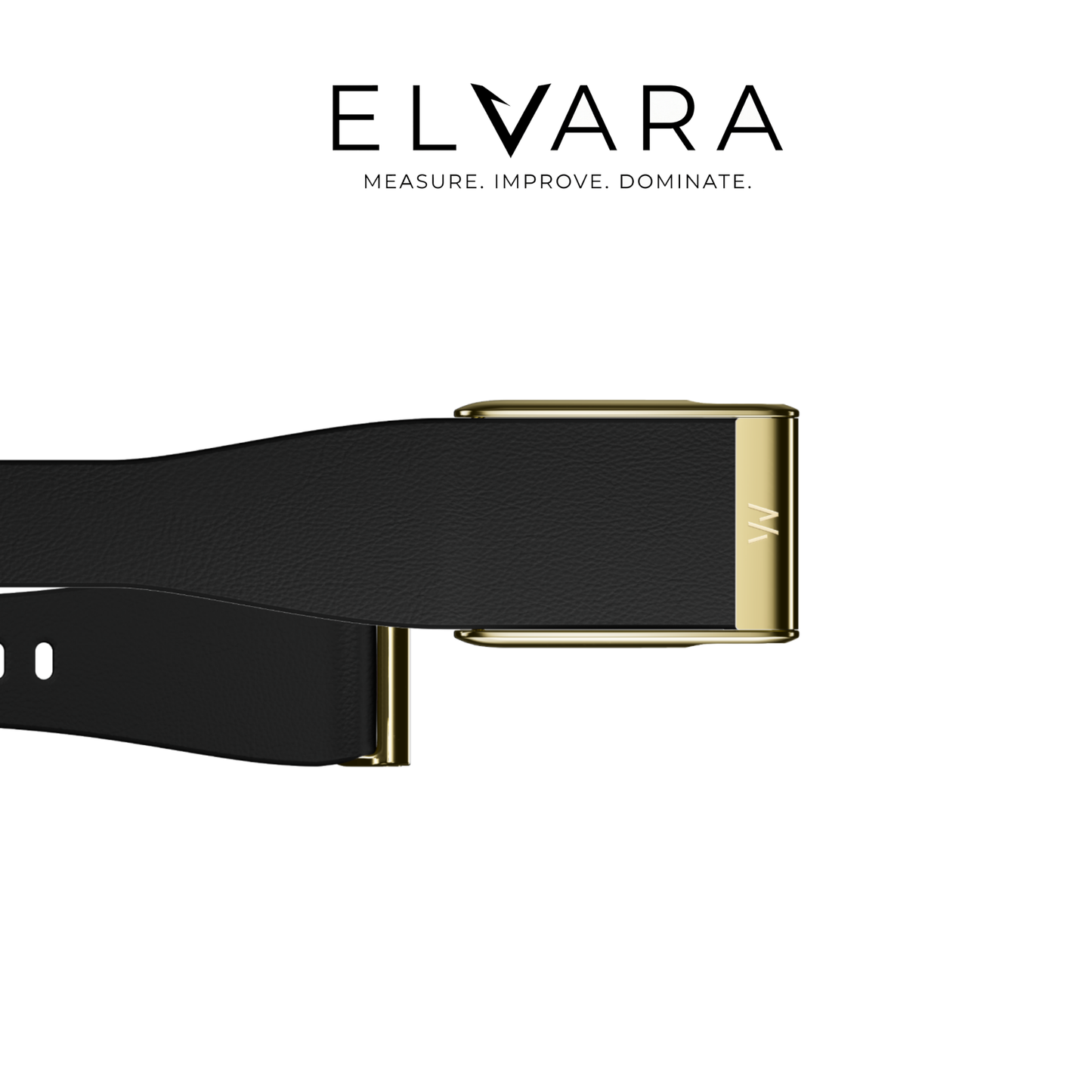 WHOOP MG LeatherLuxe Tapered Black Gold – ELVARA