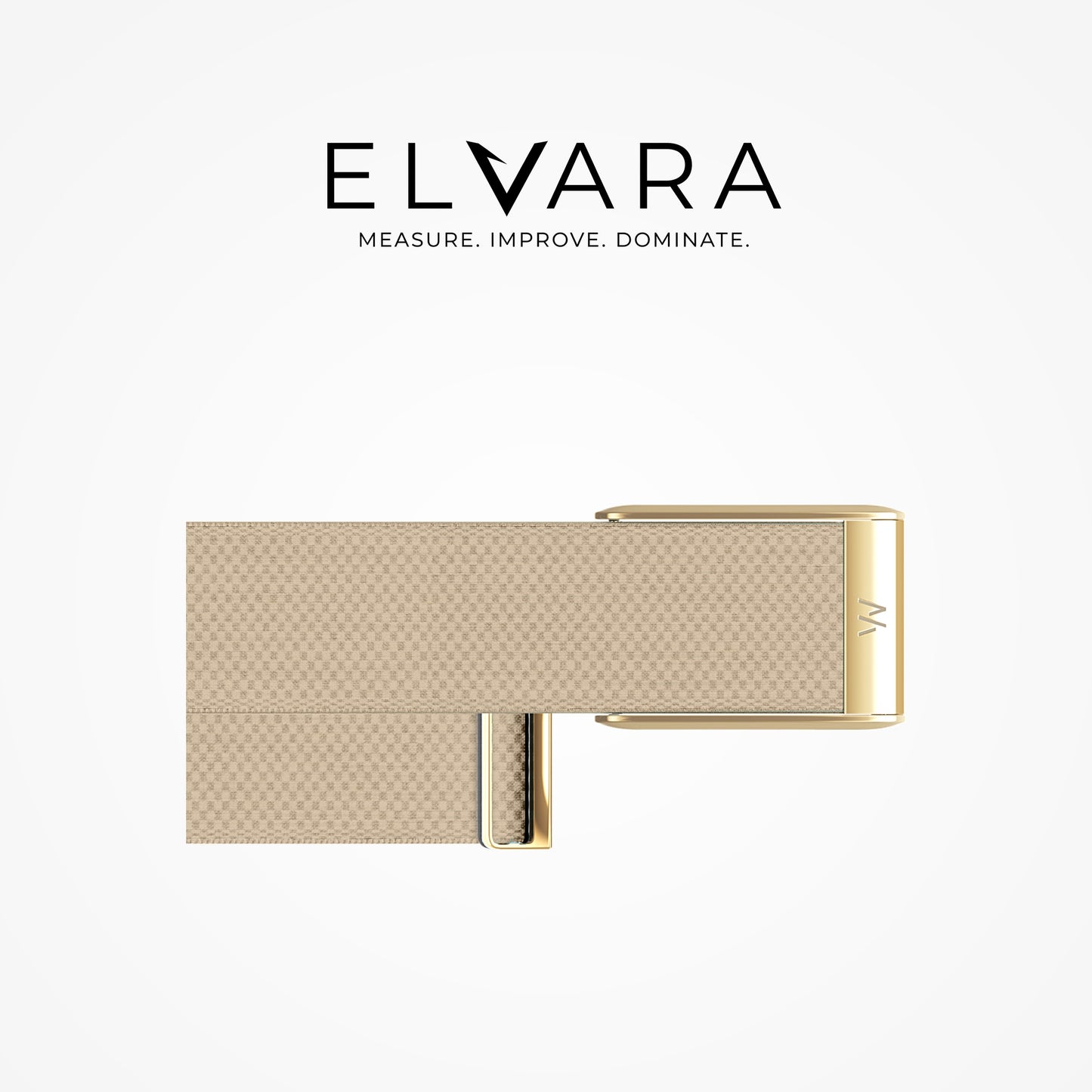 WHOOP 5.0 SuperKnit Luxe Band | Dune With Gold