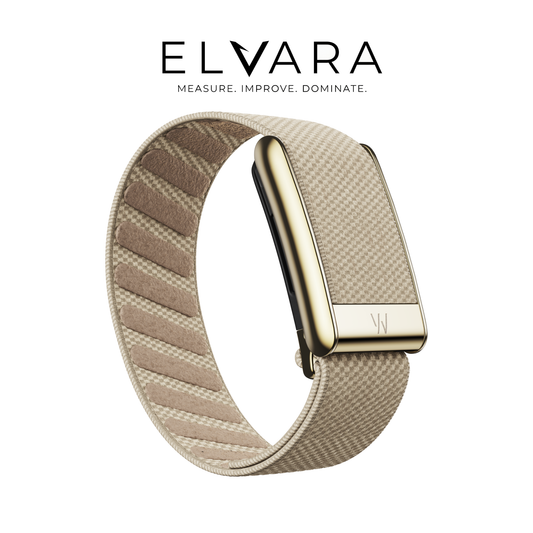 WHOOP 5.0 SuperKnit Luxe Dune Gold – ELVARA