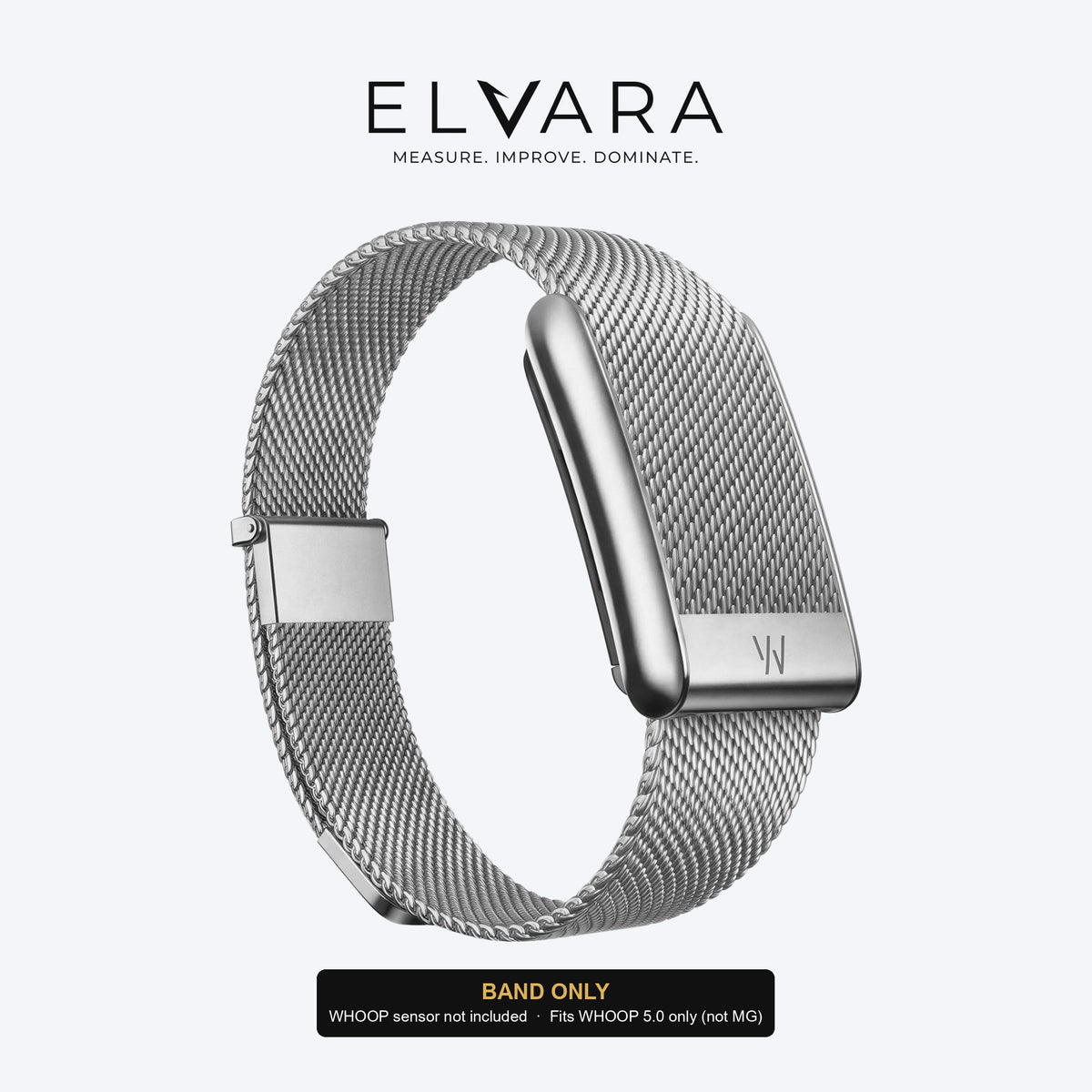 WHOOP 5.0 Meridian Band | Alloy — band only, sensor not included — ELVARA
