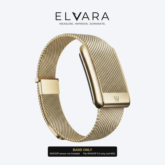 WHOOP 5.0 Meridian Band | Gold — band only, sensor not included — ELVARA