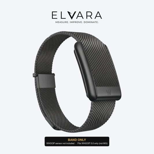 WHOOP 5.0 Meridian Band | Matte Black — band only, sensor not included — ELVARA