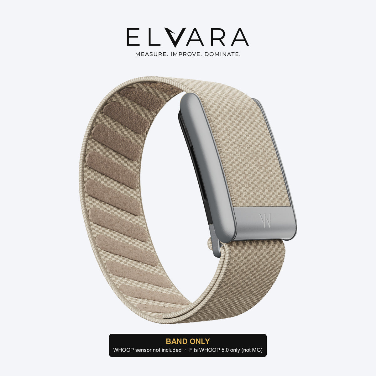 WHOOP 5.0 SuperKnit Band | Dune — band only, sensor not included — ELVARA