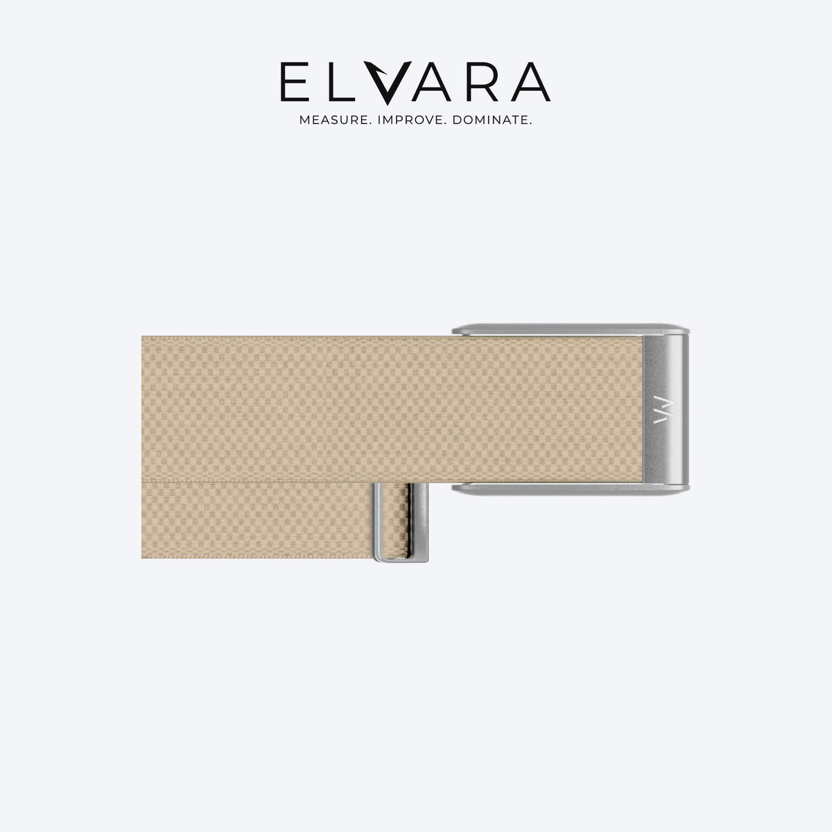 WHOOP 5.0 SuperKnit Band | Dune — flat view, band only, sensor not included — ELVARA