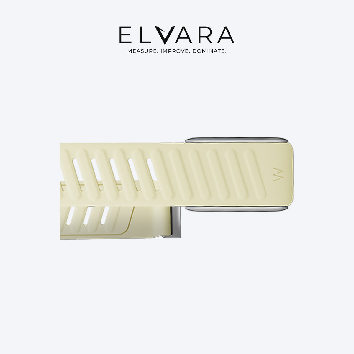 WHOOP 5.0 SportFlex Band | Whisper — flat view, band only, sensor not included — ELVARA