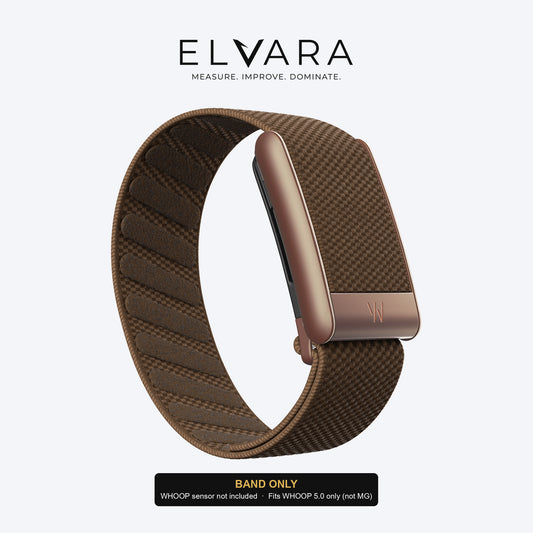 WHOOP 5.0 SuperKnit Band | Coffee — band only, sensor not included — ELVARA