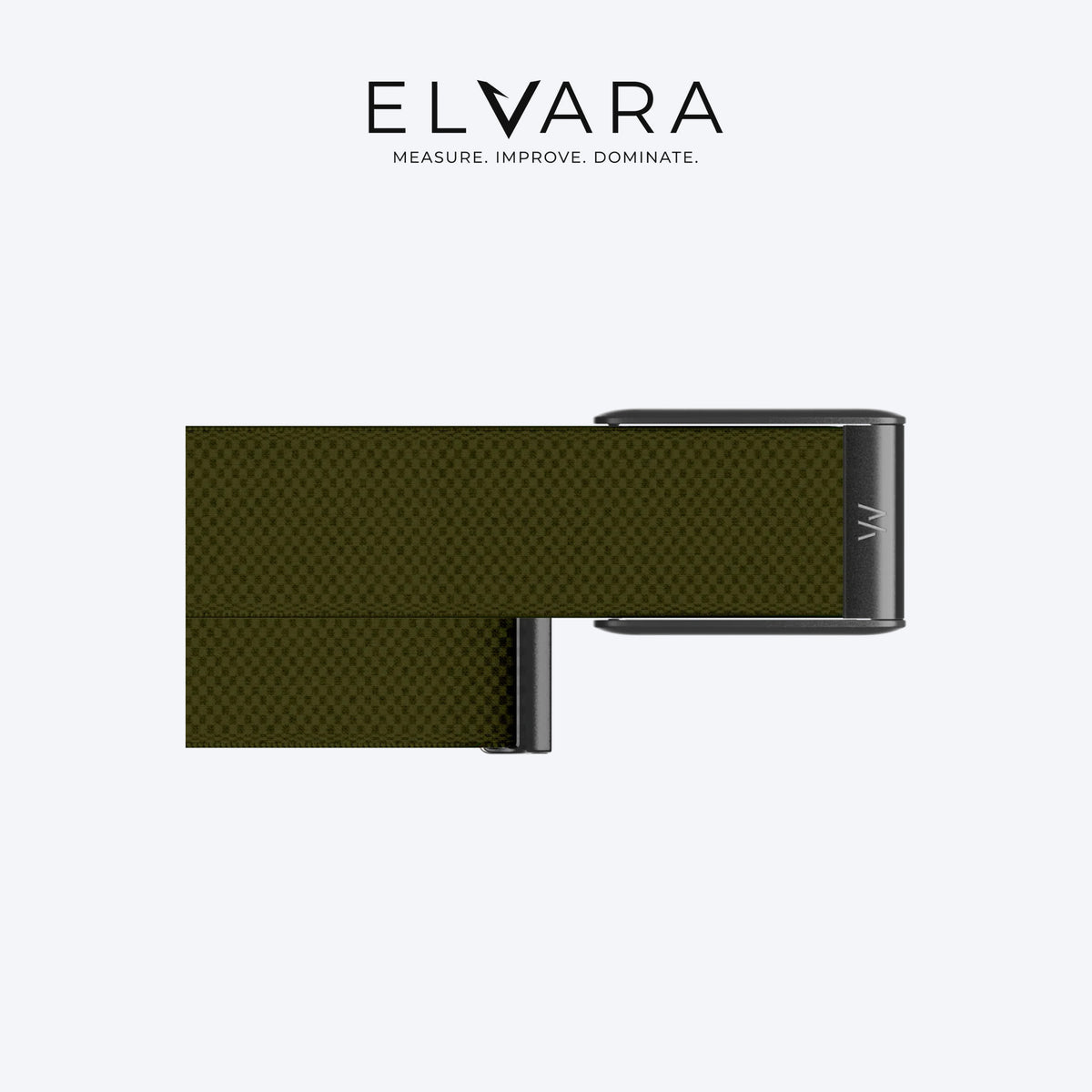 WHOOP 5.0 SuperKnit Band | Forest — flat view, band only, sensor not included — ELVARA