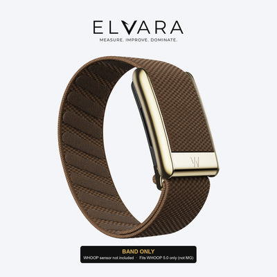 سوار WHOOP 5.0 SuperKnit Luxe | Coffee with Gold