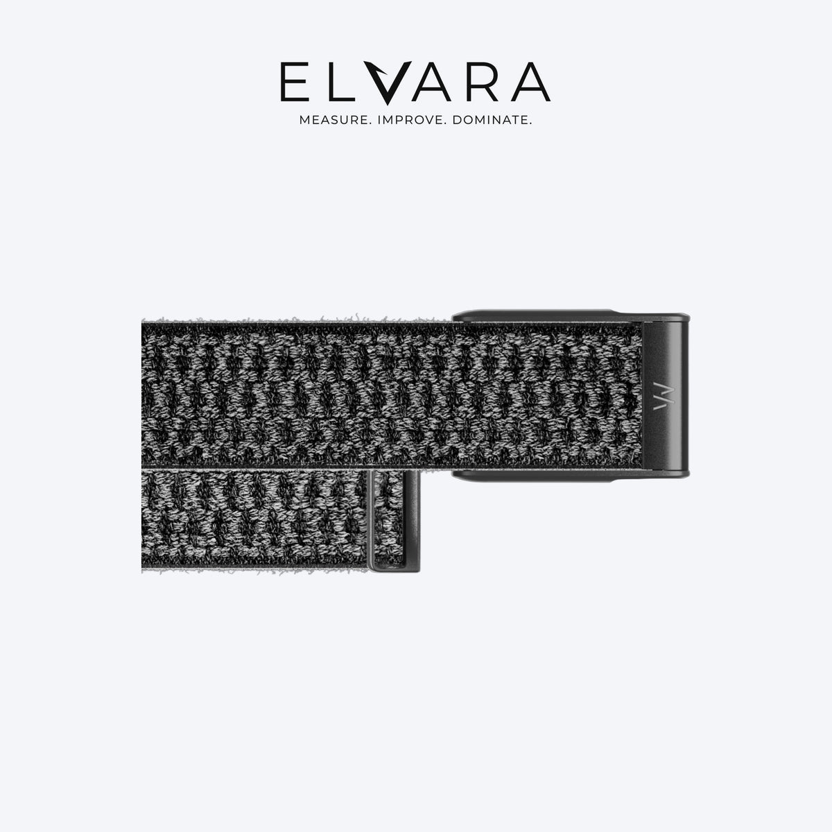 WHOOP MG CloudKnit Band | Storm — flat view, band only, sensor not included — ELVARA