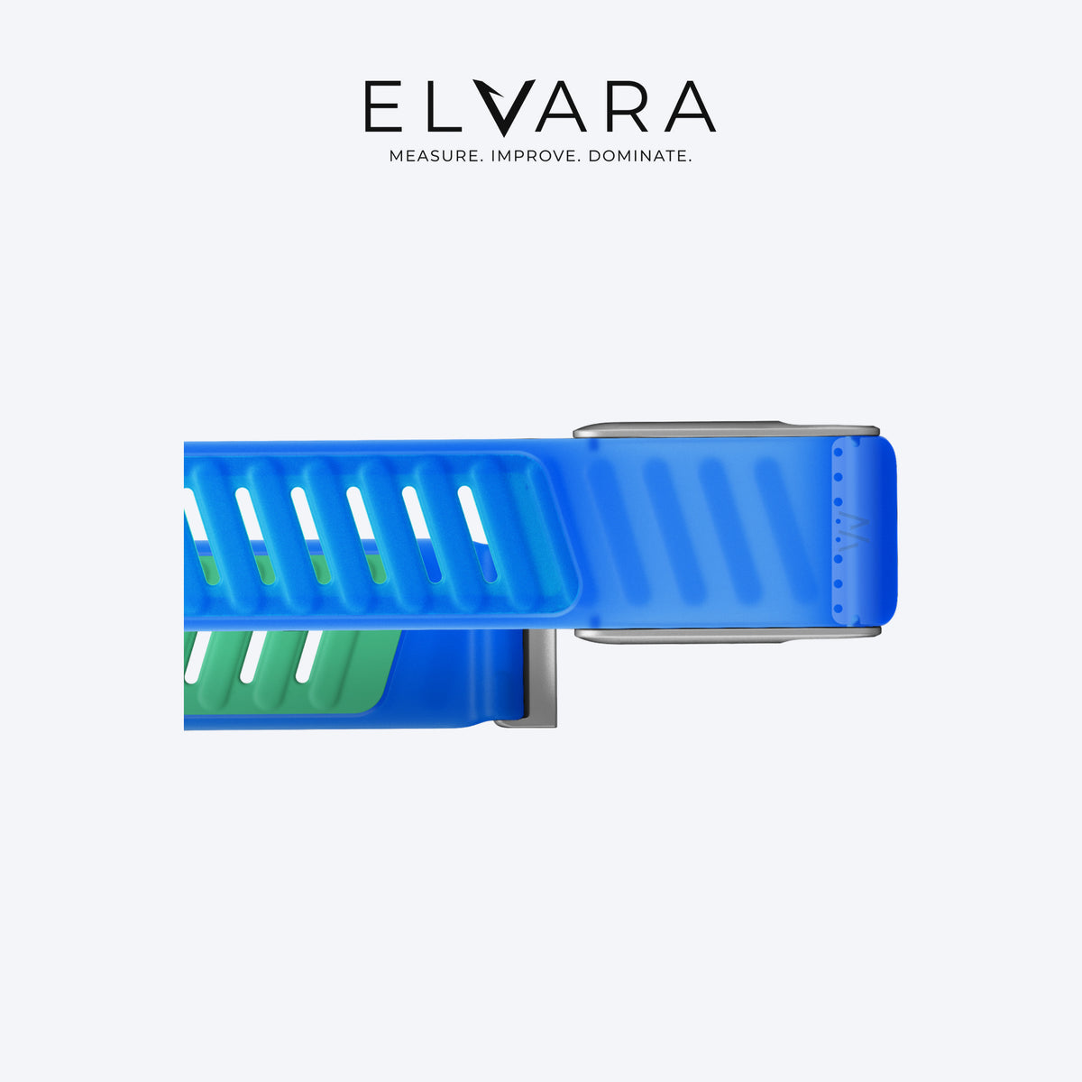 WHOOP MG SportFlex Band | Riptide — flat view, band only, sensor not included — ELVARA