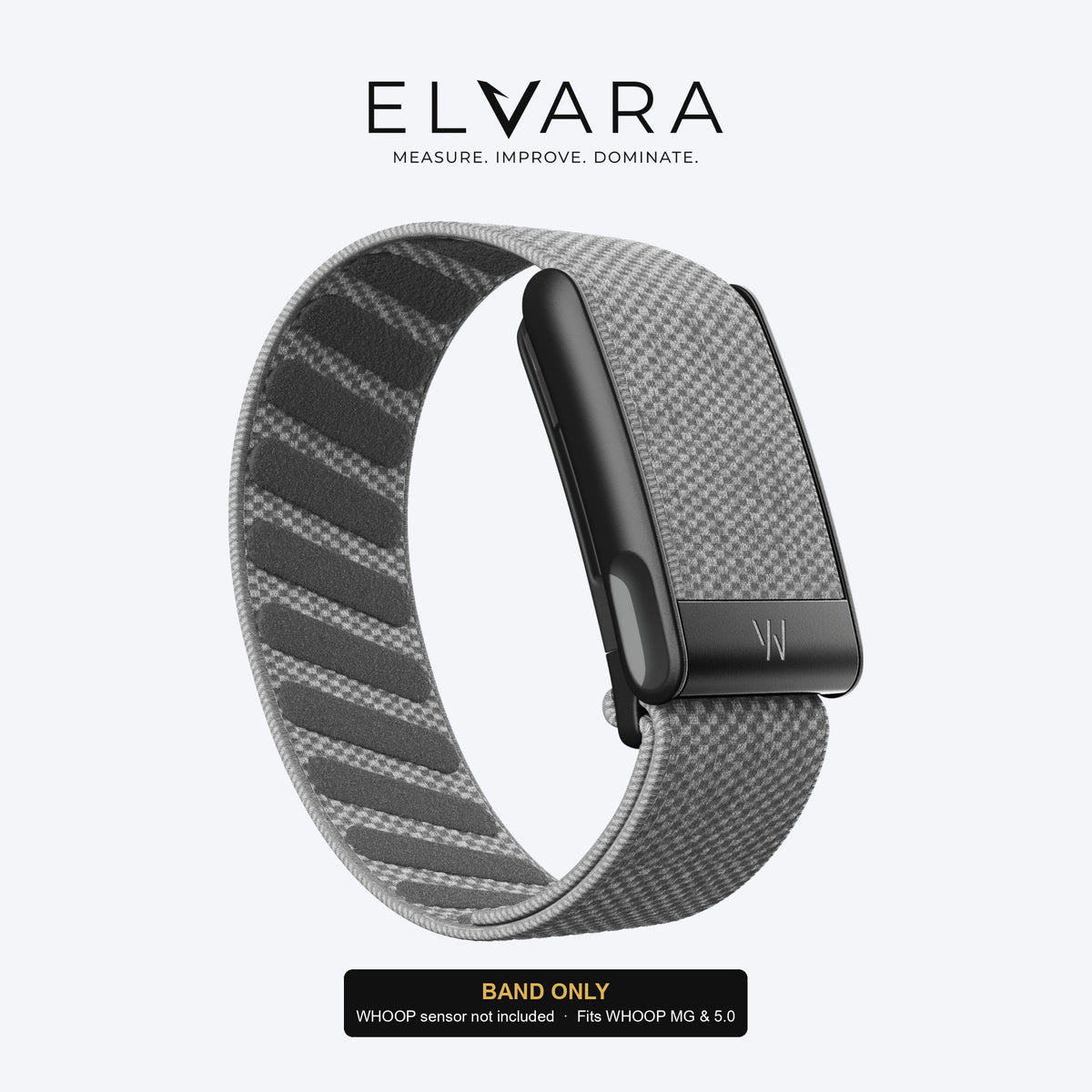 WHOOP MG SuperKnit Band | Graphite — band only, sensor not included — ELVARA