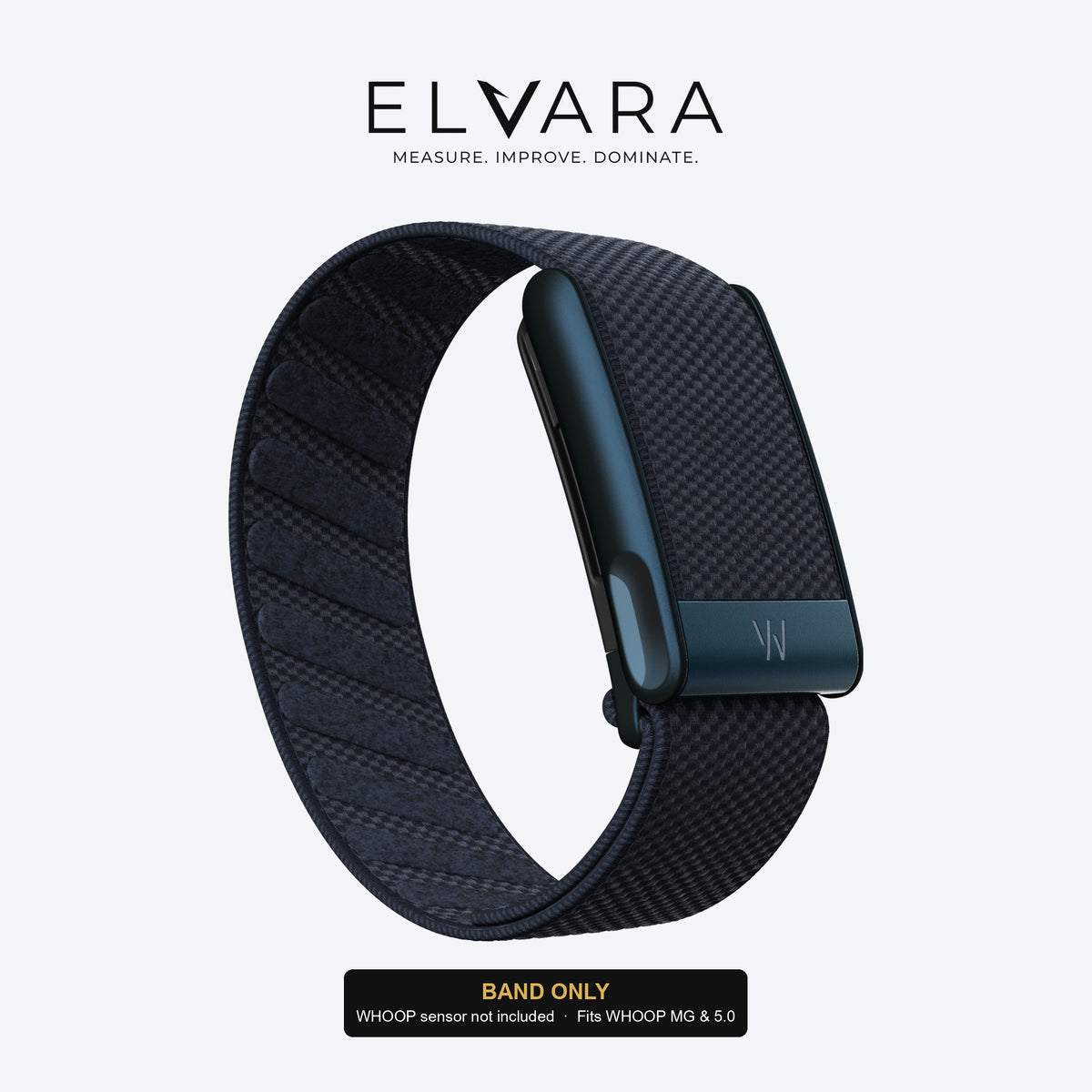 WHOOP MG SuperKnit Band | Midnight — band only, sensor not included — ELVARA