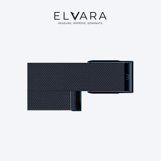 WHOOP MG SuperKnit Band | Midnight — flat view, band only, sensor not included — ELVARA